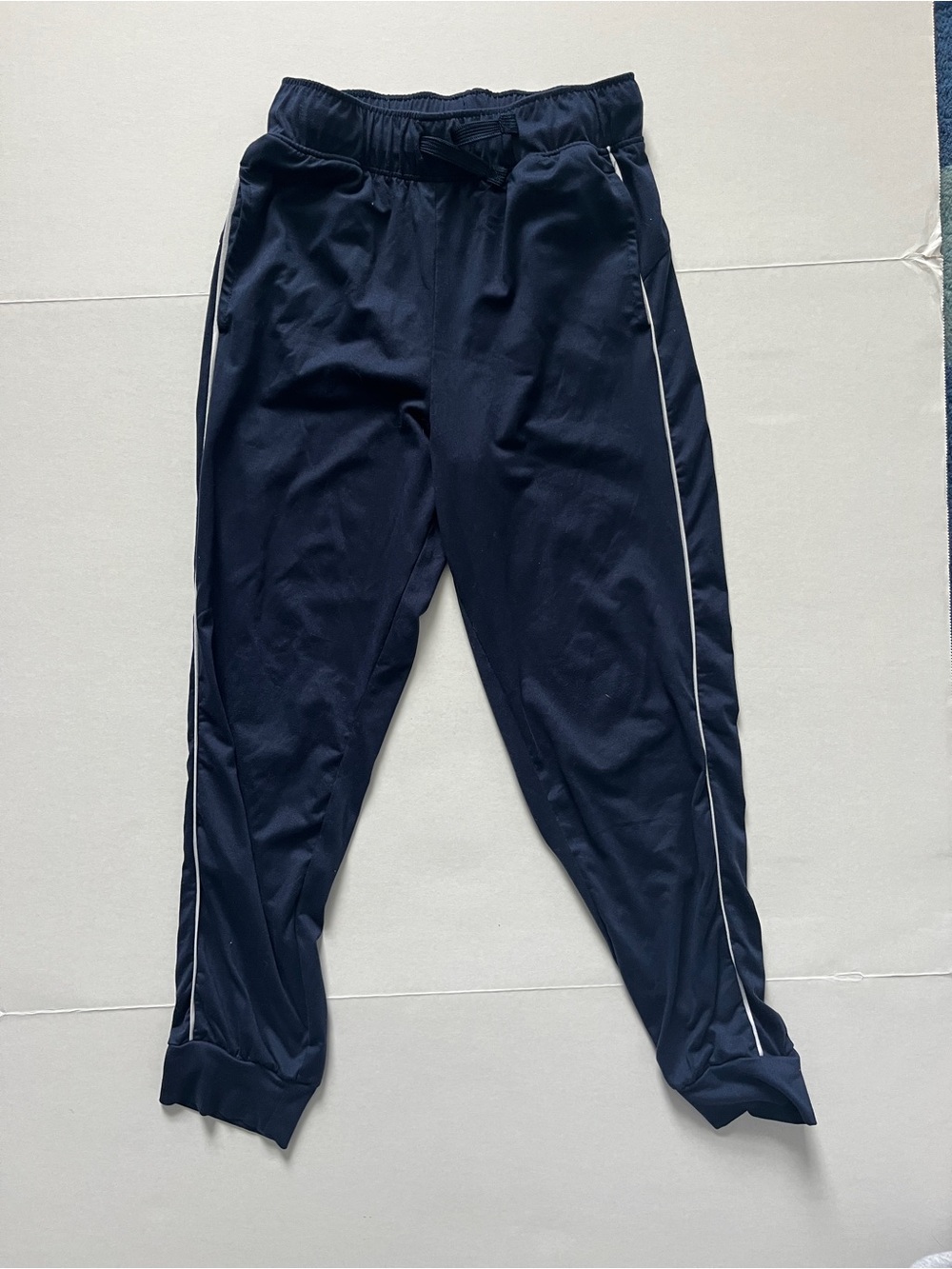 Boy’s Navy Track Pants with Side Piping